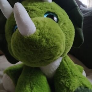 Adorable Green Dinosaur Plush Toy